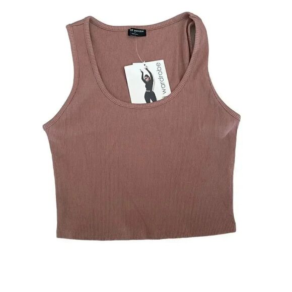 Naked Wardrobe Tank U Next Snatched Crop Lightweight SZ L #1660 - Picture 3 of 12